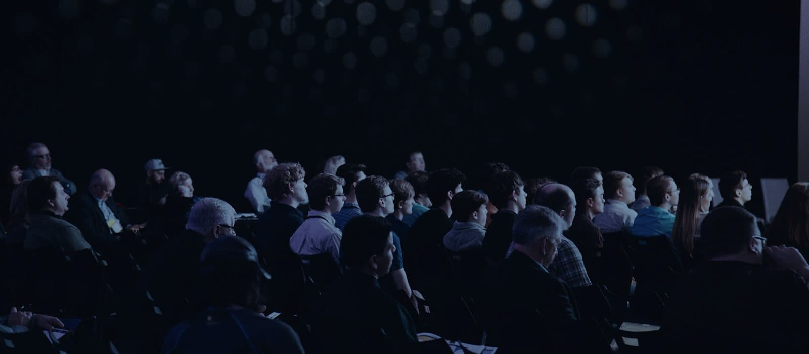 Speaking to a live audience